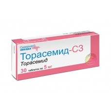 Торасемид-сз 5 мг 30 табл Торасемид-сз 5 мг 30 табл