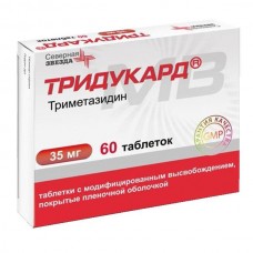 Тридукард-сз мв 35 мг 60 табл Тридукард-сз мв 35 мг 60 табл