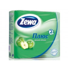 Зева бумага туалетная 2хслойная яблоко 4 рулона Зева бумага туалетная 2хслойная яблоко 4 рулона