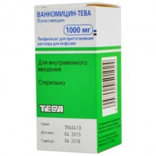 Ванкомицин-тева лиоф для инф 1 г 1 фл Ванкомицин-тева лиоф для инф 1 г 1 фл