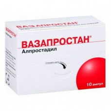 Вазапростан лиофилизат при приготовления раствора для инфузий 60 мкг 10 амп Вазапростан лиофилизат при приготовления раствора для инфузий 60 мкг 10 амп