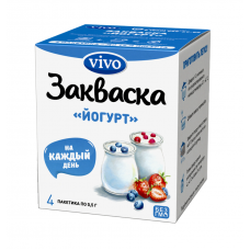 Закваска vivo йогурт 4 фл Закваска vivo йогурт 4 фл