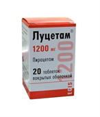 луцетам 1200 мг 20 табл фото