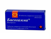 бисогамма 10 мг 30 табл фото