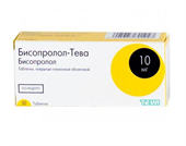 бисопролол-тева 10 мг 30 табл фото