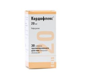 кордафлекс 20 мг 30 табл фото