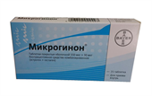микрогинон 21 табл фото