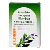 доктор тайсс шалфей с витамином с 24 табл для рассасывания фото