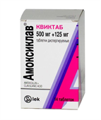 амоксиклав квиктаб таблетки диспергируемые 500 мг плюс 125 мг n14 фото