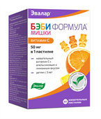 бэби формула мишки витамин с 60 жевательных пастилок фото