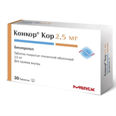 конкор кор 2,5 мг 30 табл фото