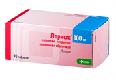 лориста 100 мг 90 табл фото
