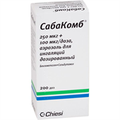 сабакомб аэр для инг 250 плюс 100 мкг/доза 200 доз фото